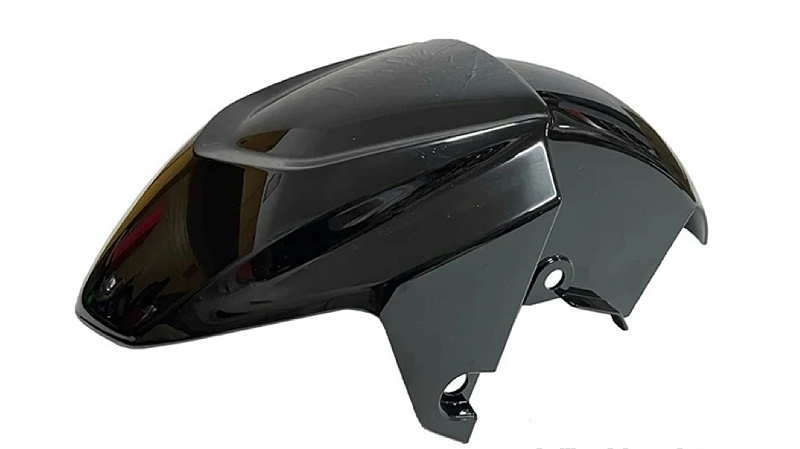 摩托車前擋泥板的降本增效之選：青島中華新華美高亮黑ABS材料